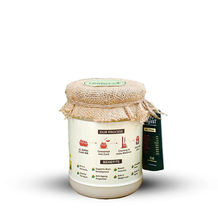 A2 Buffalo Ghee 500ml | Crafted Using Traditional Vedic Bilona Method